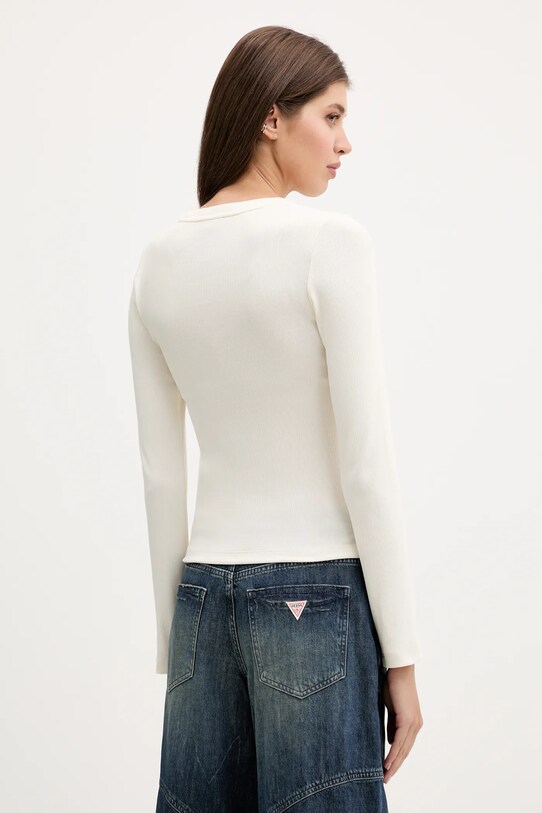 Одяг Лонгслів Guess Jeans W5YP38.KA0H1 бежевий