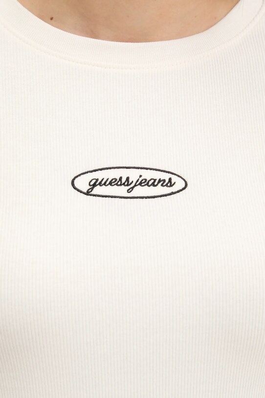 Лонгслів Guess Jeans W5YP38.KA0H1 бежевий
