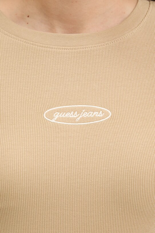 Лонгслів Guess Jeans W5YP38.KA0H1 бежевий