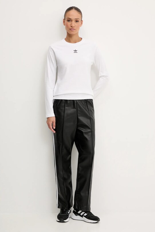 adidas Originals pamut hosszúujjú Essentials JW7454 fehér AW25