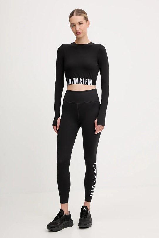 Calvin Klein Performance longsleeve treningowy LVGWF5K202 czarny AW25