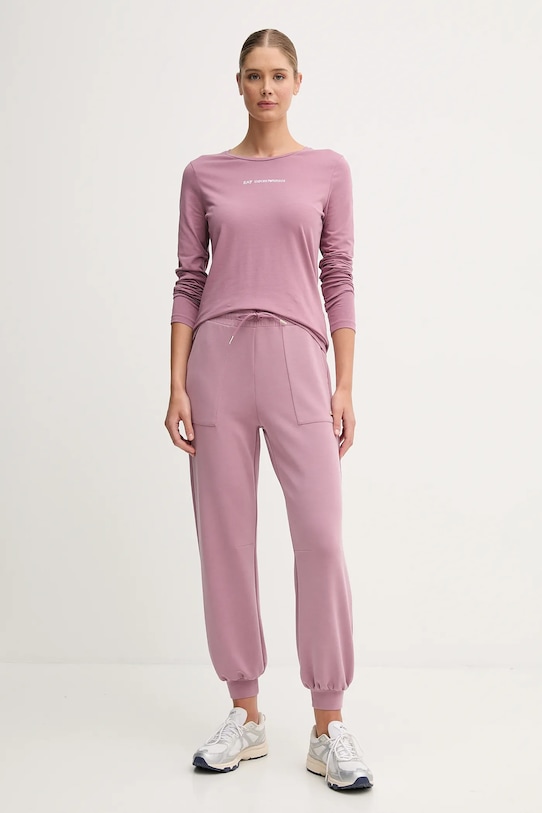 EA7 Emporio Armani longsleeve AF12115.7W000531 różowy AW25