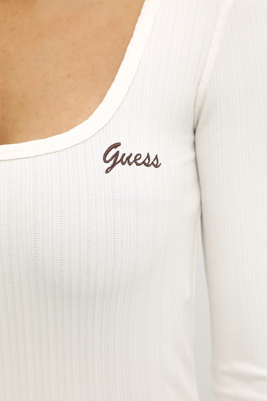 Guess longsleeve FABIA V5BP03.K1932 beżowy