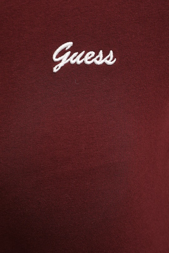 Tričko s dlhým rukávom Guess ALBA V5BP10.KCBF1 burgundské