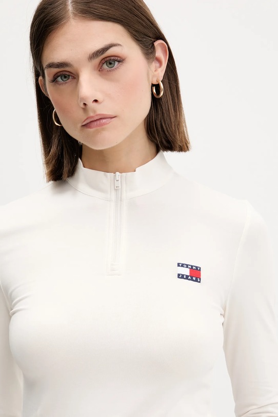 Лонгслив Tommy Jeans бежевый DW0DW21567