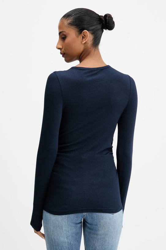 Odzież Tommy Jeans longsleeve DW0DW21568 granatowy