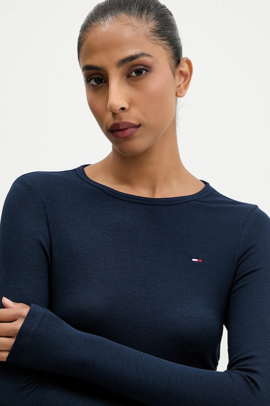 Tommy Jeans longsleeve granatowy DW0DW21568