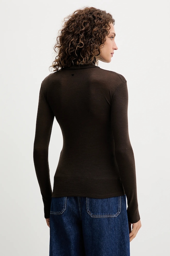 Одяг Лонгслів з додаванням вовни Weekend Max Mara TESEO 2525946052600 коричневий