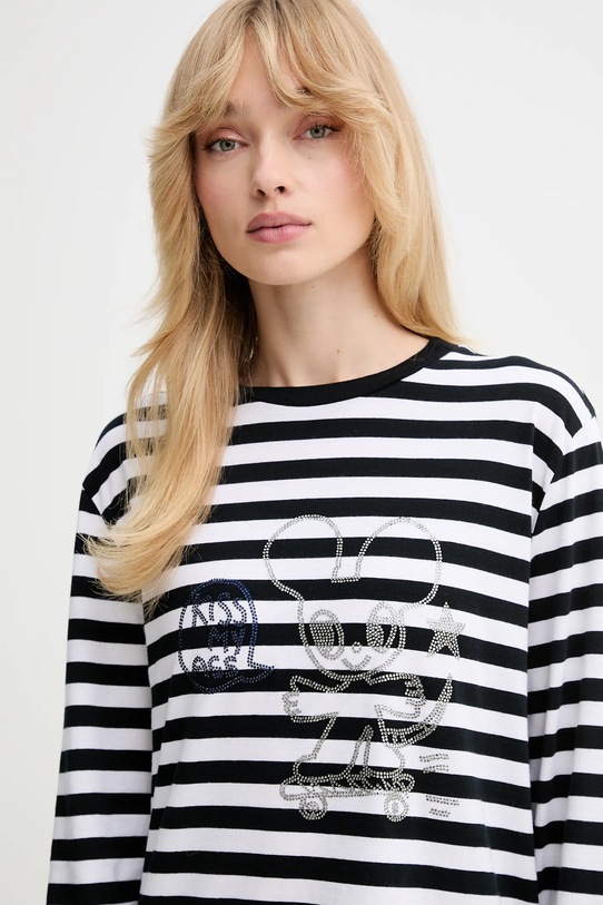 ZADIG&VOLTAIRE longsleeve bawełniany czarny JWTS02839
