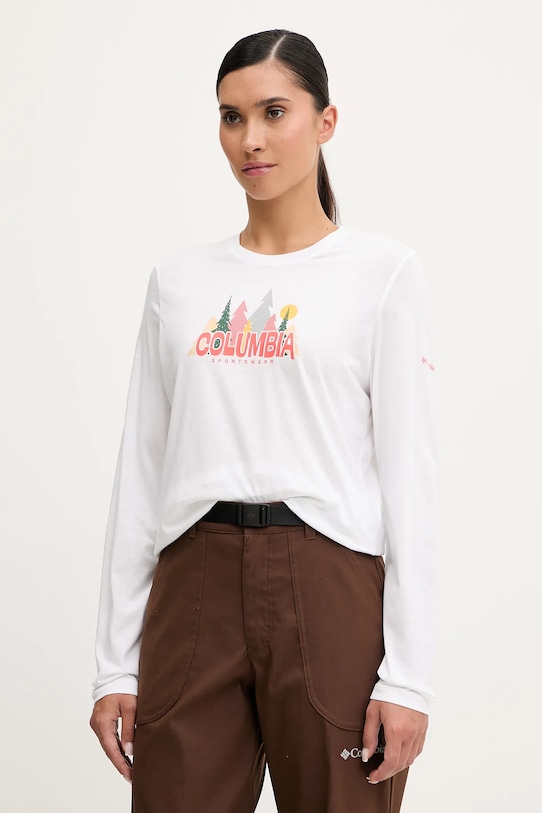 Μακρυμάνικο Columbia Ruby Springs στάμπα λευκό 2135241