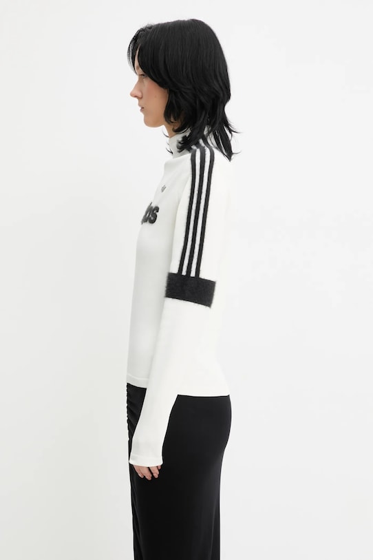 adidas Originals camicia a maniche lunghe Ls Tee JW2524 beige AW25