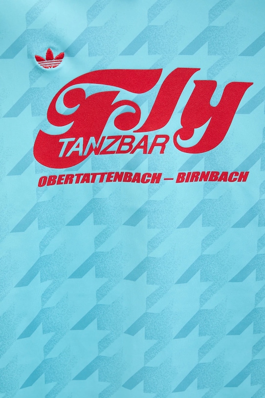 Лонгслив adidas Originals Footie Aop Ls JW0271 голубой