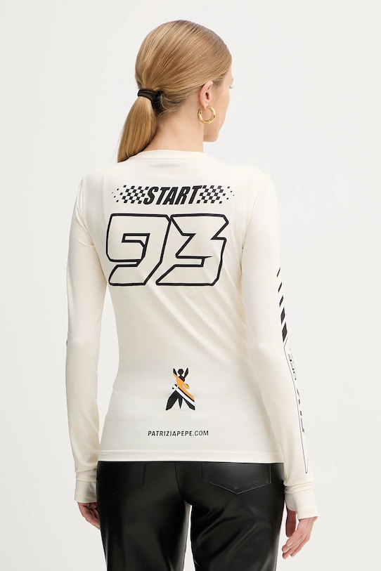 Odzież Patrizia Pepe longsleeve 2M4517.J357 beżowy