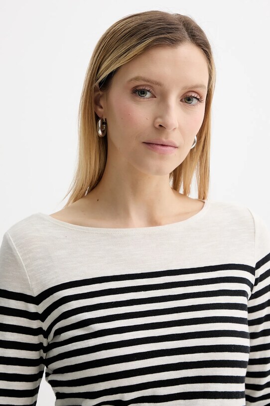 Marc O'Polo longsleeve bawełniany beżowy 506219652597