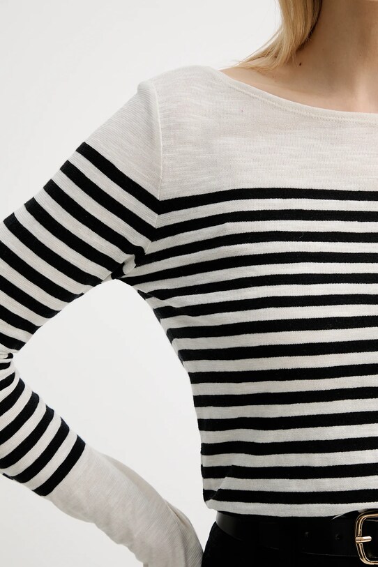 Marc O'Polo longsleeve bawełniany 506219652597 beżowy