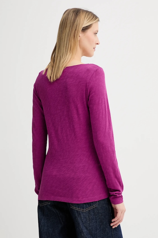 Oblečení Bavlněné tričko s dlouhým rukávem Marc O'Polo 506226152199 růžová