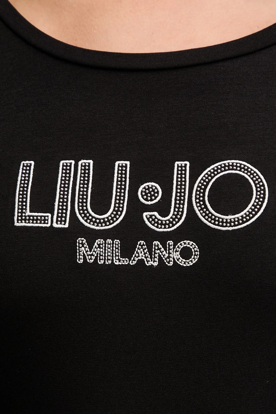 Tričko s dlouhým rukávem Liu Jo TF5169.JS003 černá