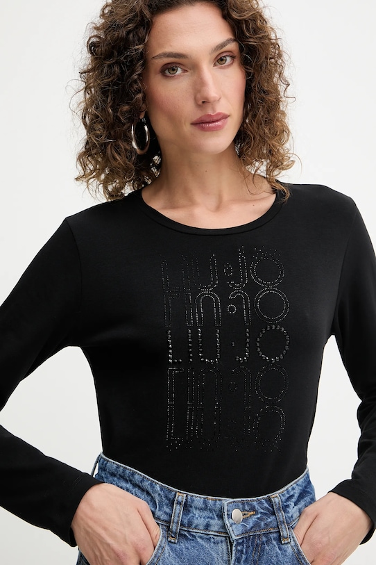 Liu Jo longsleeve czarny TF5300.JS003