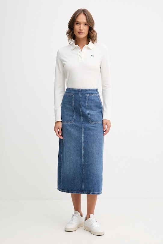 Majica dugih rukava Lacoste PF4567 bež AW25