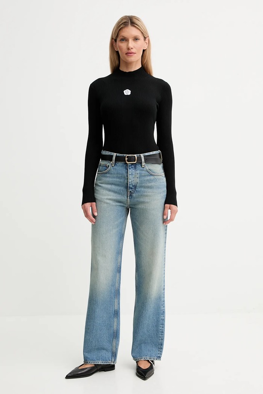 Kenzo pulóver FF62TO6123LG fekete AW25