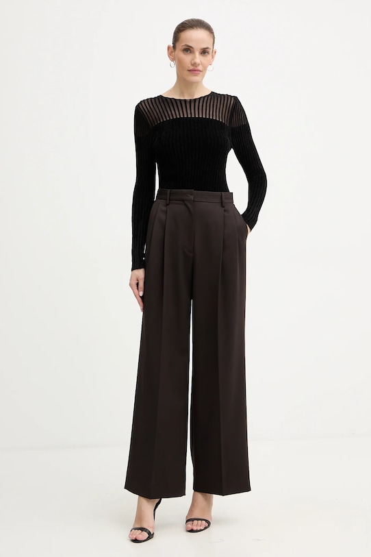 Guess bluzka welurowa ROWENA W5BR62.Z0890 czarny AW25