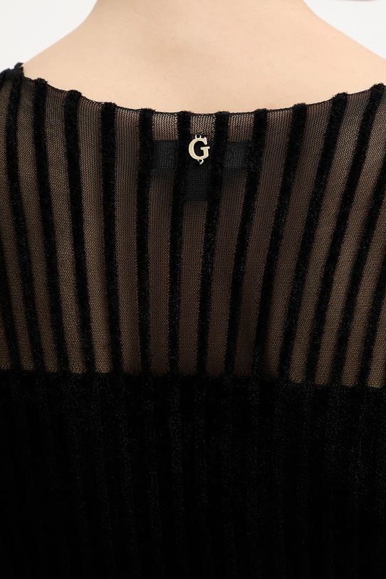 Guess bluzka welurowa ROWENA W5BR62.Z0890 czarny