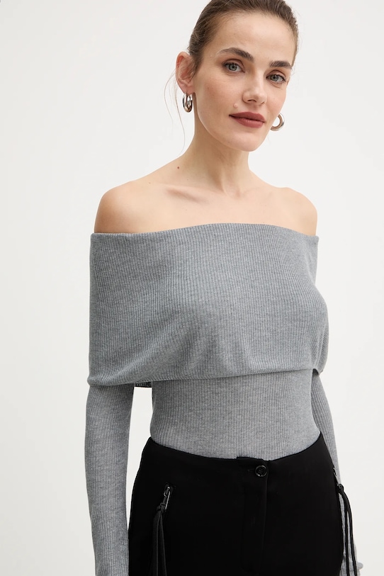 Guess longsleeve MELANIE szary W5BR48.Z0612