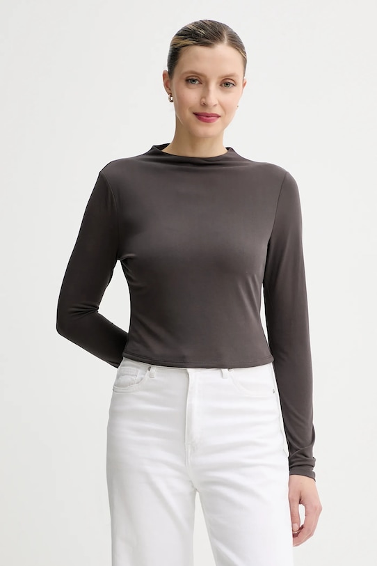 Guess longsleeve ELYANA regular szary W5BP28.KCSZ2