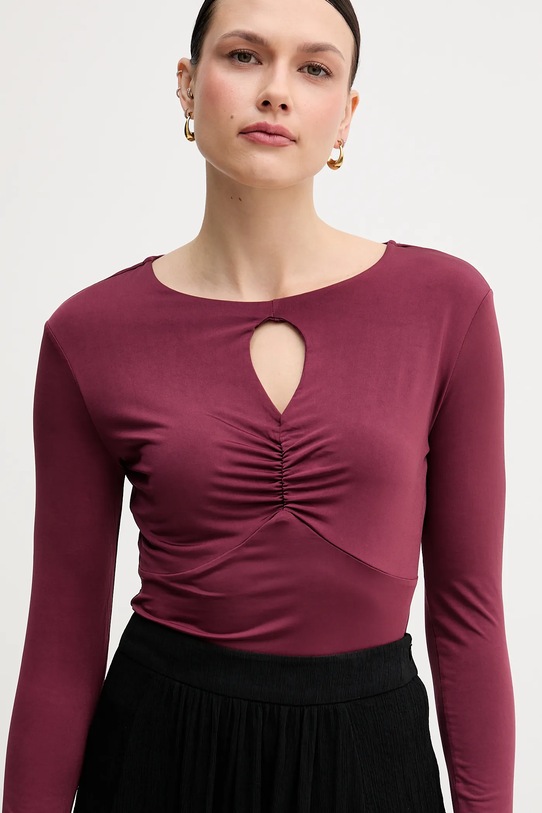 Лонгслів Sisley бордо 35B8L107V