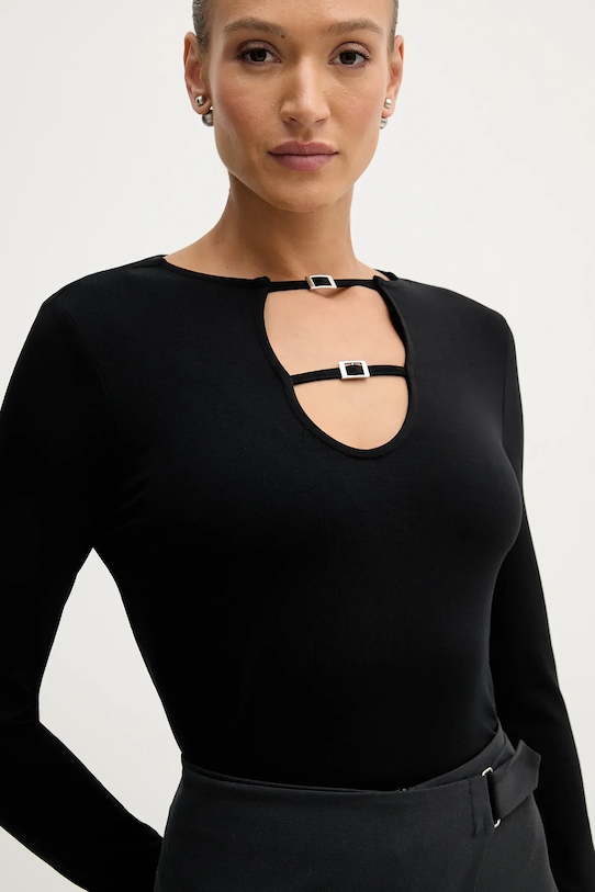 Sisley bluzka 374SL108A czarny