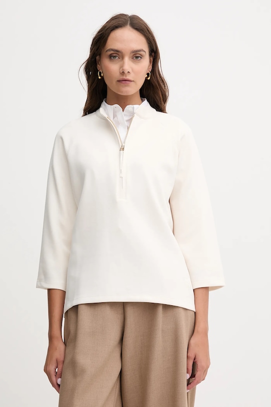 Joop! bluza z elastanem beżowy 30048596