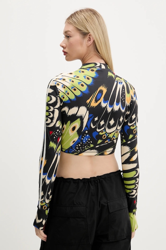 Ρούχα Μακρυμάνικο adidas x Farm Rio JL8650 μαύρο