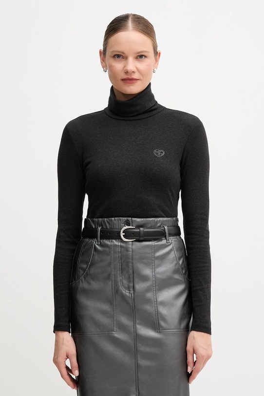 Marc Aurel longsleeve imprimeu negru 7736.7000.73906