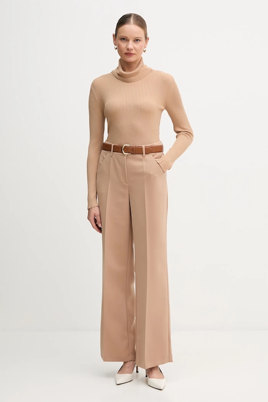 Marc Aurel longsleeve 8895.8001.82020 beżowy AW25