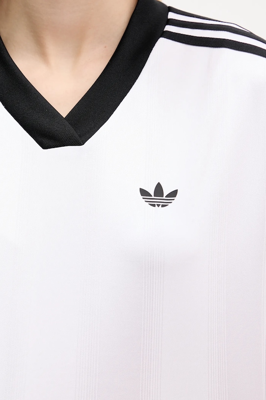 adidas Originals longsleeve Jacquard Ls Top JV9740 alb
