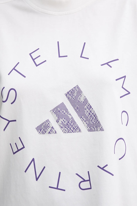 adidas by Stella McCartney longsleeve din bumbac JM3680 alb