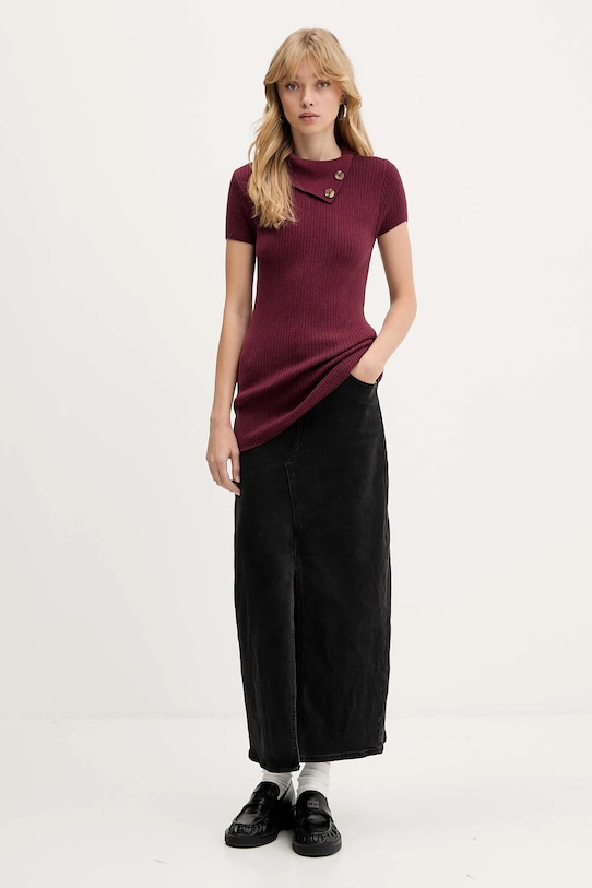 Πουλόβερ Hollister Co. KI350.5130.520 μπορντό AW25