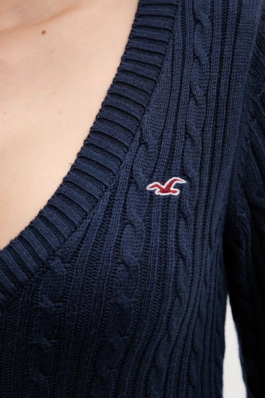 Hollister Co. sweter KI350.5132.200 granatowy
