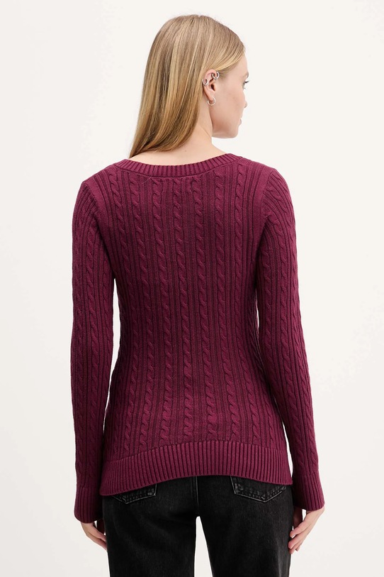 Odzież Hollister Co. sweter KI350.5138.520 bordowy