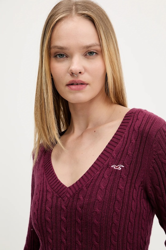 Hollister Co. sweter bordowy KI350.5138.520