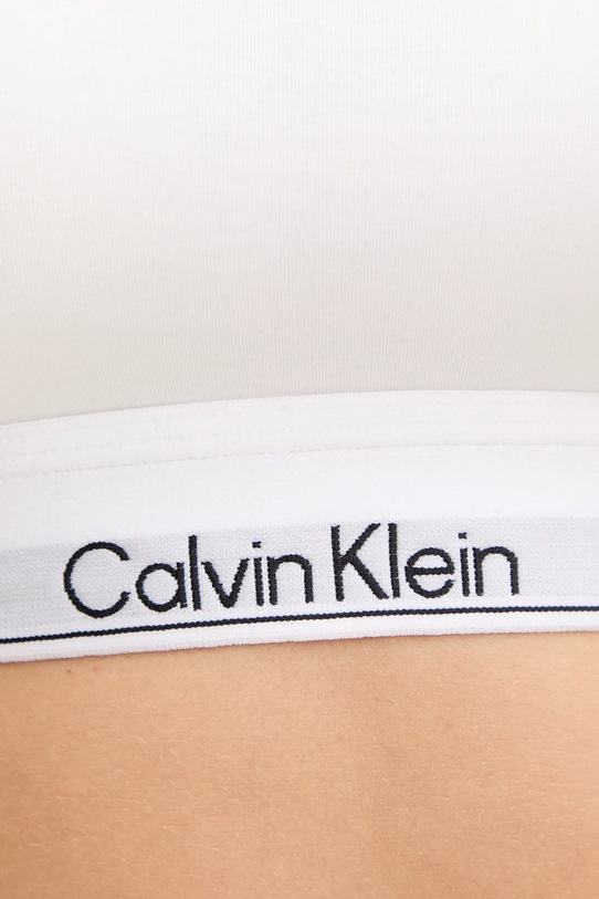 Tričko s dlhým rukávom Calvin Klein Underwear biela LV00QF8600