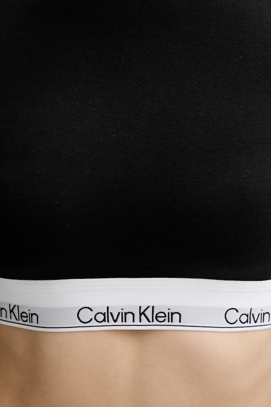 Tričko s dlhým rukávom Calvin Klein Underwear LV00QF8600 čierna