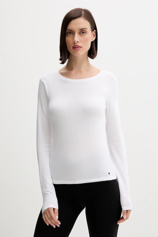 Tommy Hilfiger longsleeve 2-pack UW0UW06132 alb AW25