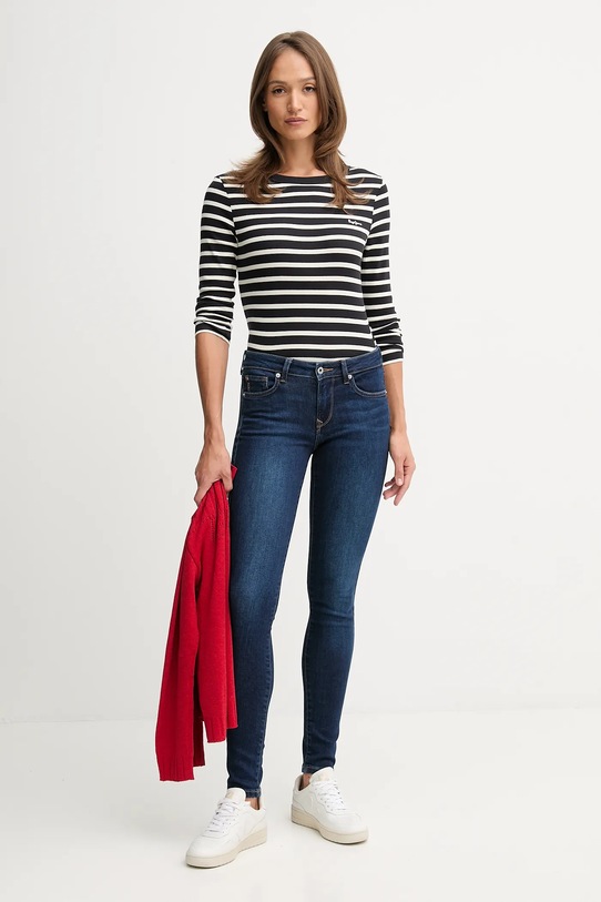 Pepe Jeans longsleeve PL5000037 czarny AW25