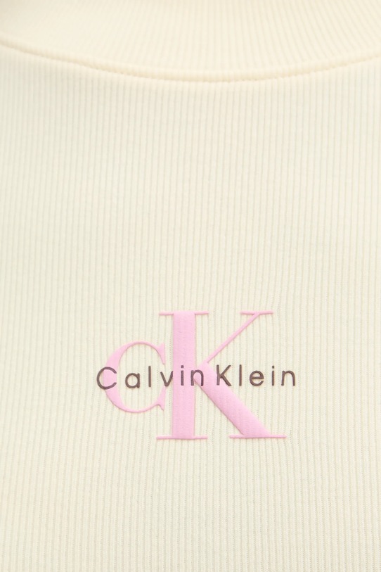 Tričko s dlouhým rukávem Calvin Klein Jeans LV047A803G žlutá