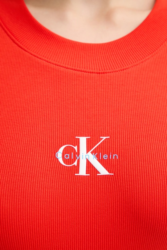 Calvin Klein Jeans longsleeve LV047A803G czerwony