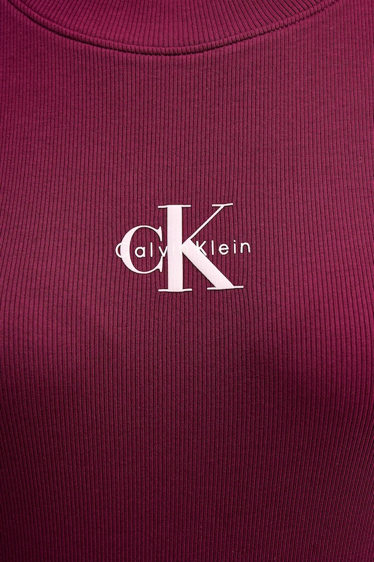 Calvin Klein Jeans longsleeve LV047A803G fioletowy