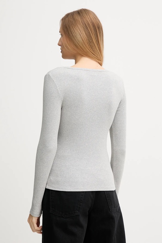 Oblečenie Tričko s dlhým rukávom Calvin Klein Jeans LV047D218G sivá