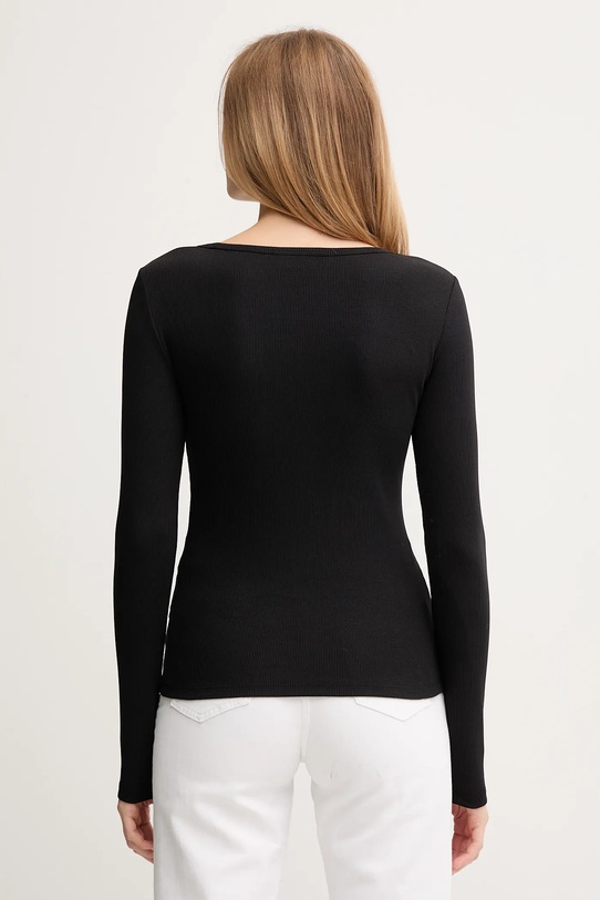 Oblečení Tričko s dlouhým rukávem Calvin Klein Jeans LV047D218G černá
