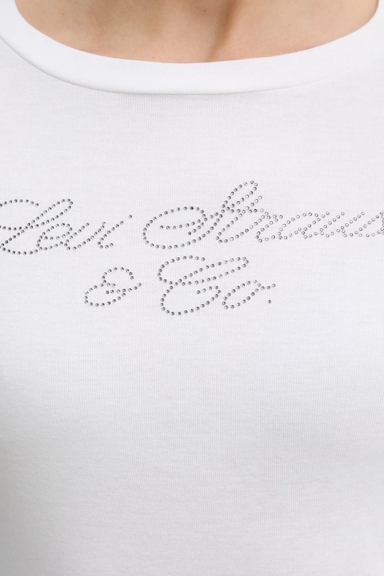 Levi's longsleeve bawełniany 003T2 biały